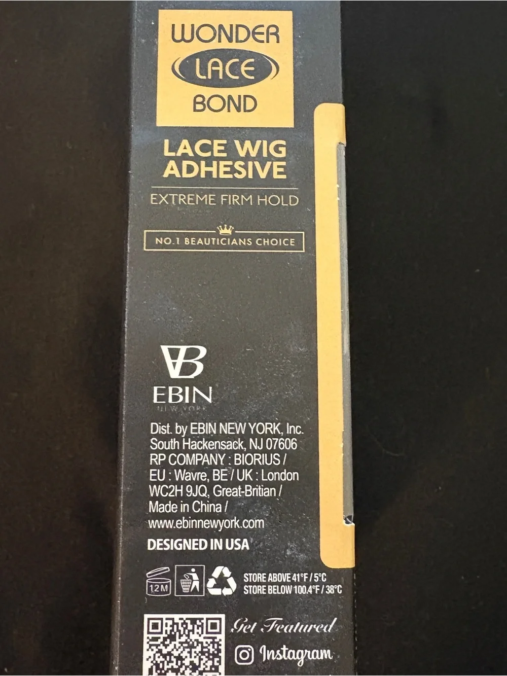 EBIN Wonder Lace Bond Supreme Wig Adhesive 35mL Extreme Firm Hold